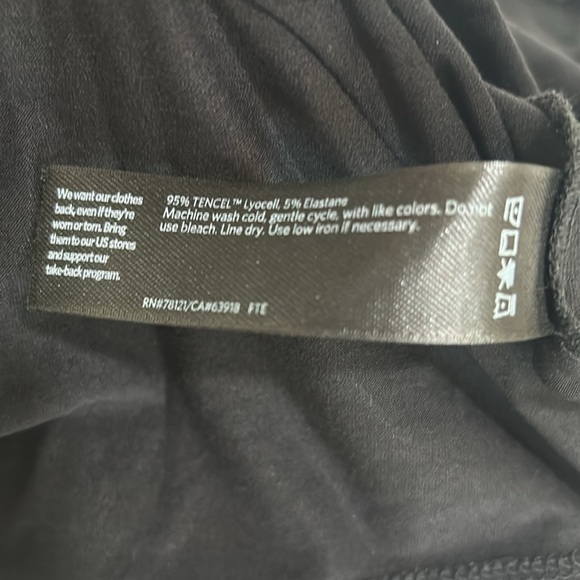 EILEEN FISHER WOMENS SWING TANK TOP SLEEVELESS BLACK OVERSIZED Sz XS - Picture 10 of 11